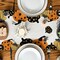 Halloween Jack-O’-Lantern Pumpkin Table Runner 13x72 Inch – Spooky Fall Holiday Dining Table Decor for Indoor & Outdoor Parties (Orange)